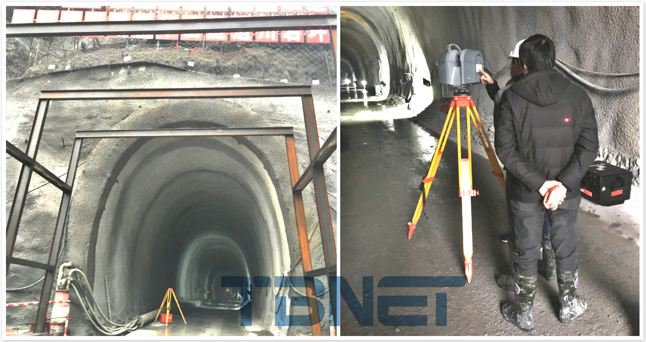 TX8三维扫描仪在隧道超欠挖分析与形变监测