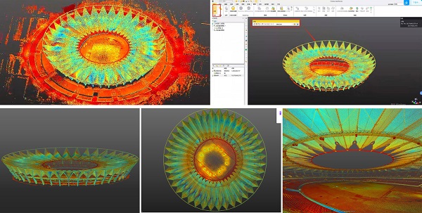 钢结构检测，三维激光扫描，项目案例，天宝X9扫描仪，天宝耐特，027-59880803